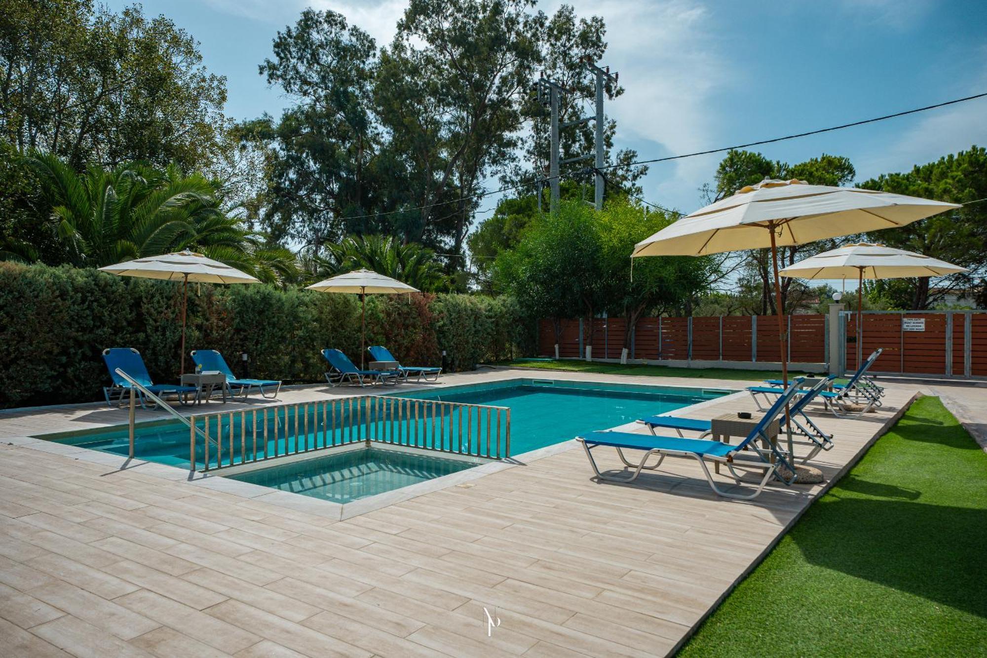 Nancy'S Budget Villa With Pool & Jacuzzi By "Elite" Laganas Extérieur photo