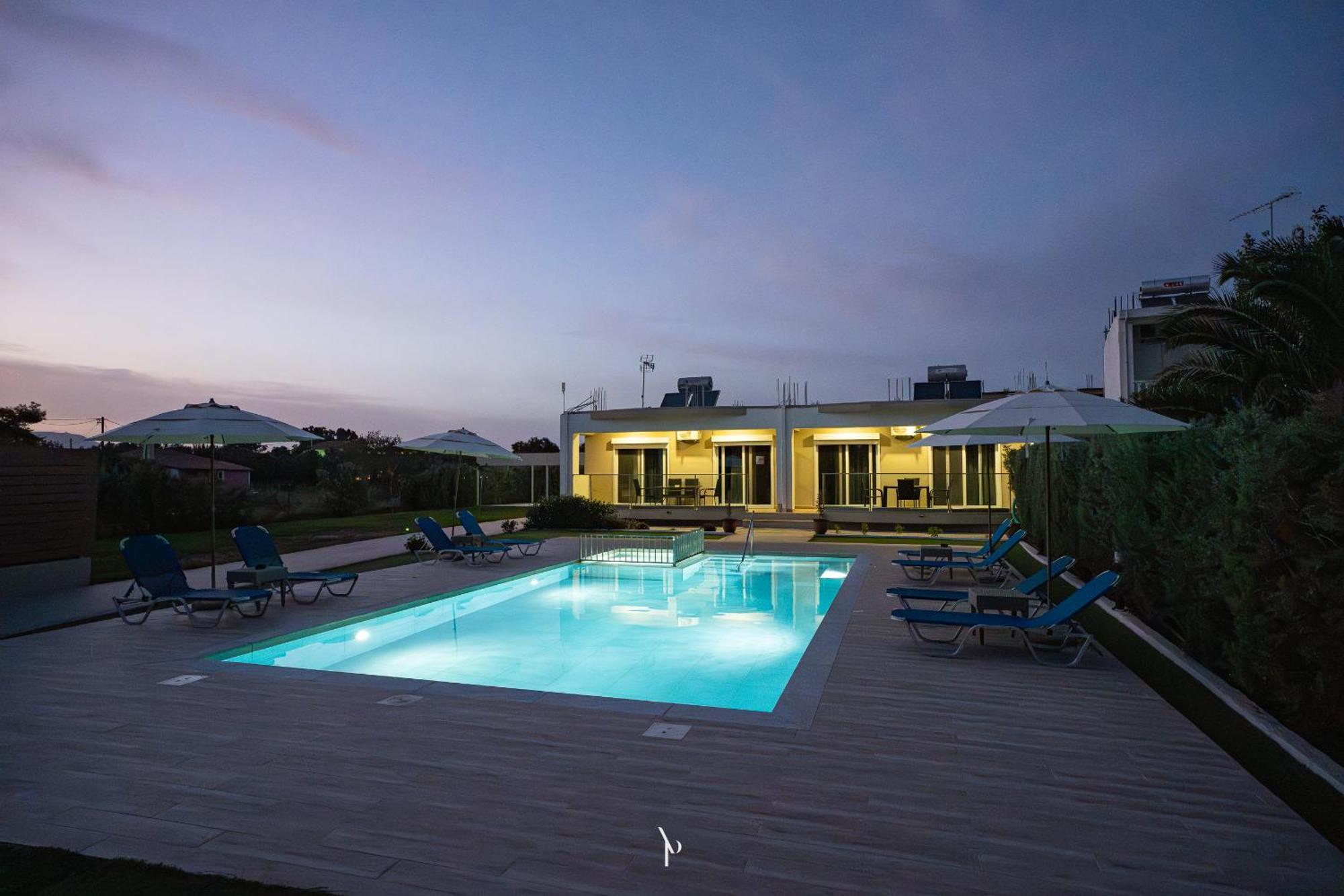 Nancy'S Budget Villa With Pool & Jacuzzi By "Elite" Laganas Extérieur photo